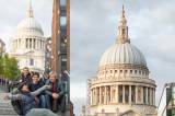 Študenti na výlete pri St Pauls Cathedral