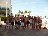 Študenti na pláži vo Fort Lauderdale