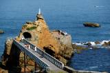 Biarritz leží na brehu Atlantického oceána